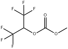 Hexafluoroisopropyl methyl carbonate structure, CAS 607382-52-5