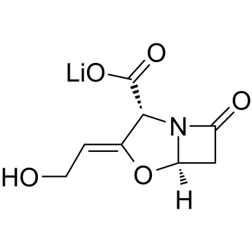 lithium clavulanate structure, CAS 61177-44-4