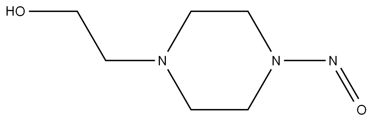2-(4-Nitrosopiperazin-1-yl)ethanol structure, CAS 48121-20-6