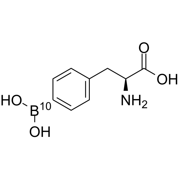 4-(Borono-10B)-L-phenylalanine structure, CAS 80994-59-8