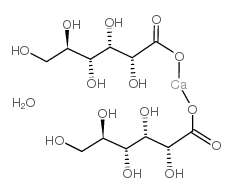 CALCIUM GLUCONATE MONOHYDRATE structure, CAS 18016-24-5