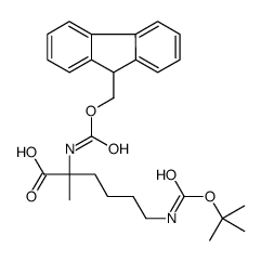 FMoc-α-Me-Lys(Boc)-OH structure, CAS 1202003-49-3