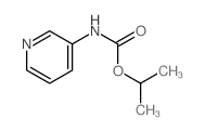 propan-2-yl pyridin-3-ylcarbamate;Carbamic acid, N-3-pyridinyl-, 1-methylethyl ester structure, CAS 81438-40-6