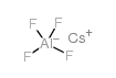 CESIUM TETRAFLUOROALUMINATE COMPLEX structure, CAS 138577-01-2