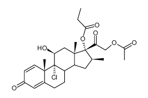 Beclomethasone Dipropionate - Impurity B structure, CAS 5534-08-7