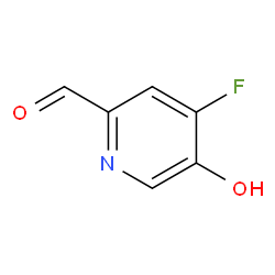 4-fluoro-5-hydroxypiconicaldehyde structure, CAS 1256791-67-9