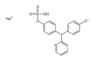 Sodium Picosulfate Related Compound A (20 mg) (4-[(pyridin-2-yl)(4-hydroxyphenyl)methyl]phenyl sodium sulfate) structure, CAS 32500-19-9