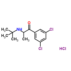 2-(tert-Butylamino)-3',5'-dichloropropiophenone Hydrochloride structure, CAS 1346603-00-6