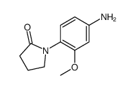 1-(4-AMINO-2-METHOXYPHENYL)PYRROLIDIN-2-ONE structure, CAS 69132-30-5