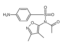 Sulfisoxazole Acetyl structure, CAS 80-74-0