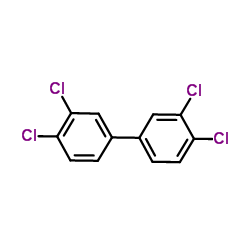 3,3',4,4'-TETRACHLOROBIPHENYL structure, CAS 32598-13-3