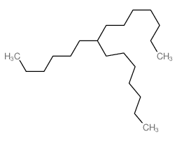8-Hexylpentadecane structure, CAS 13475-75-7