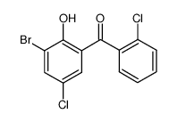 3-Bromo-2',5-Dichloro-2-Hydroxybenzophenone structure, CAS 332104-57-1