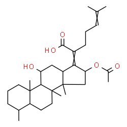 Diethanolamine Fusidate structure, CAS 16391-75-6