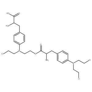 Melphalan - Impurity G structure, CAS 2238824-43-4