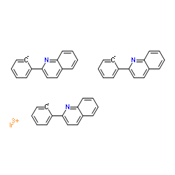 Tris(2-phenylquinoline)iridium(III) structure, CAS 911142-72-8