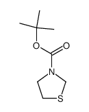 tert-Butyl thiazolidine-3-carboxylate structure, CAS 148312-55-4