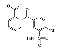 2-(4-chloro-3-sulphamoylbenzoyl)benzoic acid structure, CAS 5270-74-6