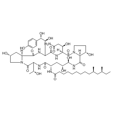 Pneumocandin B0 structure, CAS 135575-42-7