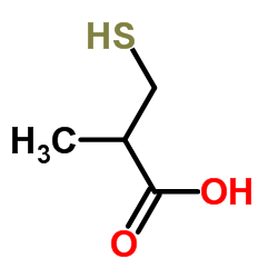 3-MERCAPTOISOBUTYRIC ACID structure, CAS 26473-47-2