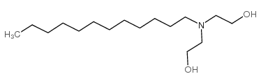 N-LAURYLDIETHANOLAMINE structure, CAS 1541-67-9