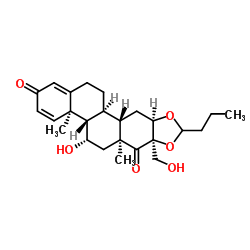 16α,17-[(1RS)-Butylidenebis(oxy)]-11β-hydroxy-17-(hydroxyMethyl)-D-hoMoandrosta-1,4-diene-3,17a-dione (Mixture of DiastereoMers) structure, CAS 1040085-99-1