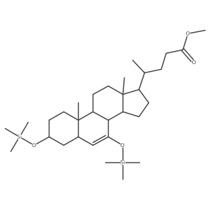 (3α,5β)-3,7-bis[(trimethylsilyl)oxy]-chol-6-en-4-oic acid methyl ester (BTC-D1) structure, CAS 863239-58-1