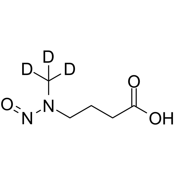 N-Nitroso-N-(methyl-D3)-4-aminobutyric Acid structure, CAS 1184996-41-5
