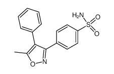 4-(5-methyl-4-phenylisoxazol-3-yl)benzenesulfonamide structure, CAS 181696-12-8