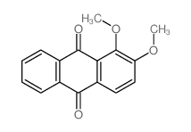 1,2-dimethoxyanthracene-9,10-dione structure, CAS 6003-12-9