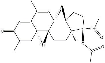 Megestrol Acetate - Impurity G structure, CAS 1259198-59-8