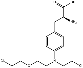 L-Phenylalanine, 4-[[2-(2-chloroethoxy)ethyl](2-chloroethyl)amino]- structure, CAS 2724549-95-3