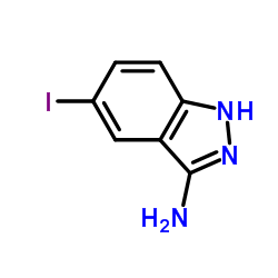 3-AMINO-5-IODO-1H-INDAZOLE structure, CAS 88805-76-9