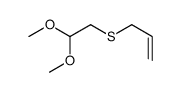 3-[(2,2-dimethoxyethyl)thio]propene structure, CAS 84522-35-0