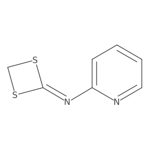 2-(2-pyridylimino)-1,3-dithietane structure, CAS 59754-17-5