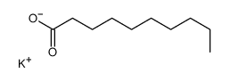 potassium decanoate structure, CAS 13040-18-1