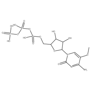 Cytidine 5'-(tetrahydrogen triphosphate), 5-methoxy- structure, CAS 366451-24-3