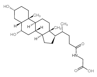 glycohyodeoxycholic acid structure, CAS 13042-33-6