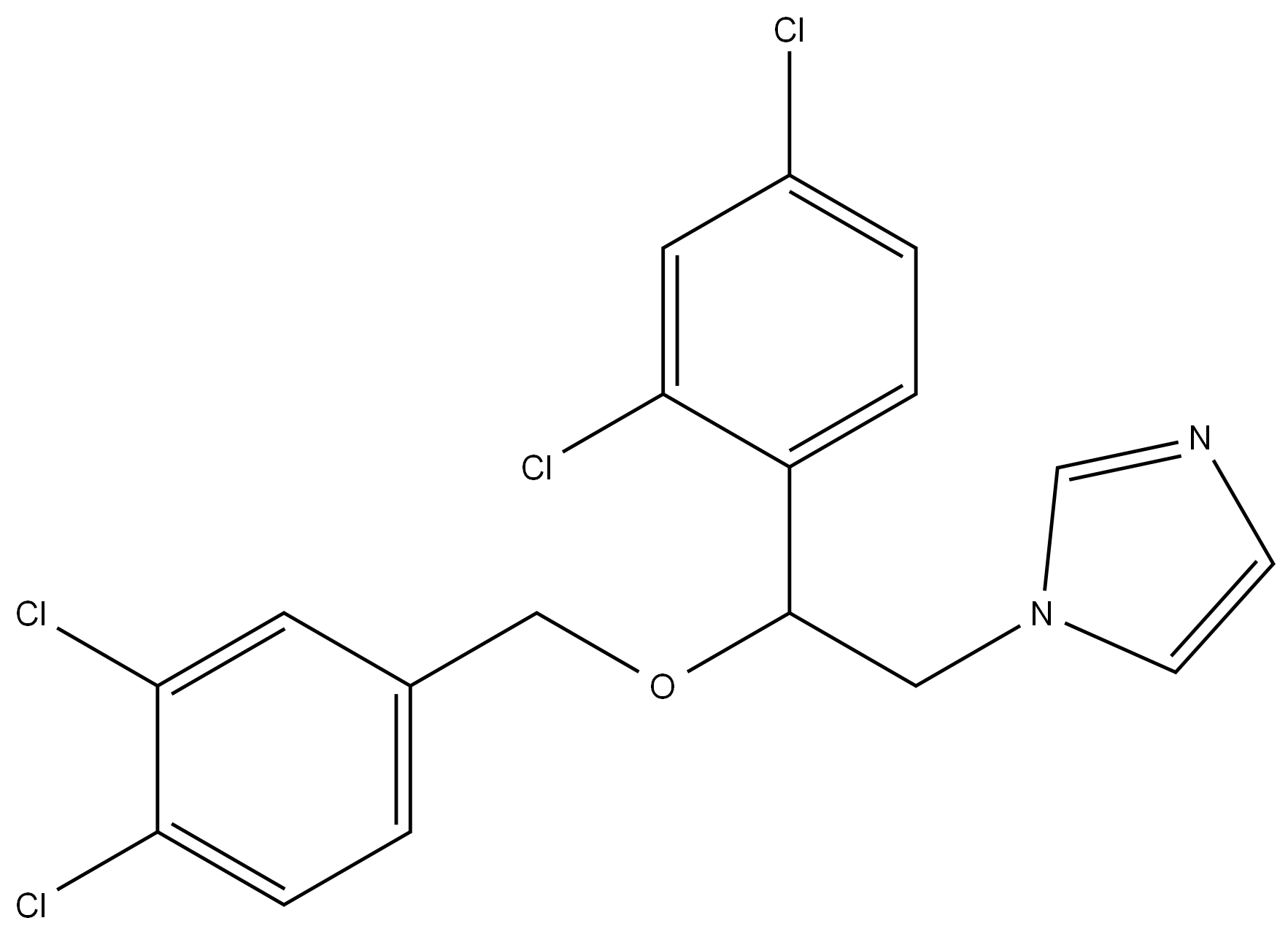 Miconazole EP Impurity F structure, CAS 47447-55-2