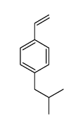 p-Isobutylstyrene structure, CAS 63444-56-4