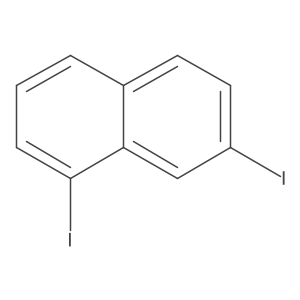 Naphthalene, 1,7-diiodo- structure, CAS 497835-45-7