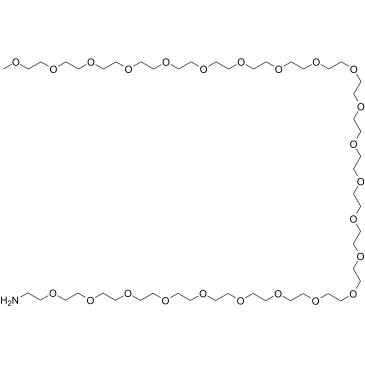 Methyl-PEG24-Amine structure, CAS 2151823-08-2