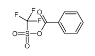 Benzoic acid (trifluoromethanesulfonic acid)anhydride structure, CAS 36967-85-8