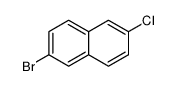 2-Bromo-6-chloronaphthalene structure, CAS 870822-84-7