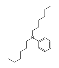 N N-DI-N-HEXYLANILINE structure, CAS 4430-09-5