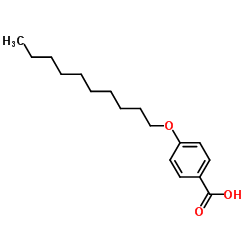 4-(Decyloxy)benzoic Acid structure, CAS 5519-23-3