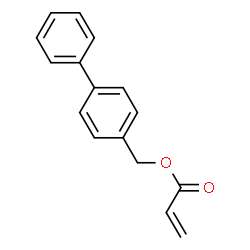 4-Biphenylylmethyl acrylate structure, CAS 54140-58-8