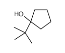 Cyclopentanol, 1-(1,1-dimethylethyl)- structure, CAS 69745-48-8
