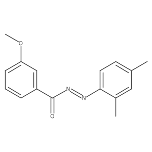 ((2,4-dimethylphenyl)diazenyl)(3-methoxyphenyl)methanone structure, CAS 2101208-36-8