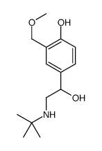 Levalbuterol Related Compound C (30 mg) (alpha-[{(1,1-Dimethylethyl)amino}methyl]-4-hydroxy-3-(methoxymethyl)-benzenemethanol) structure, CAS 18910-70-8